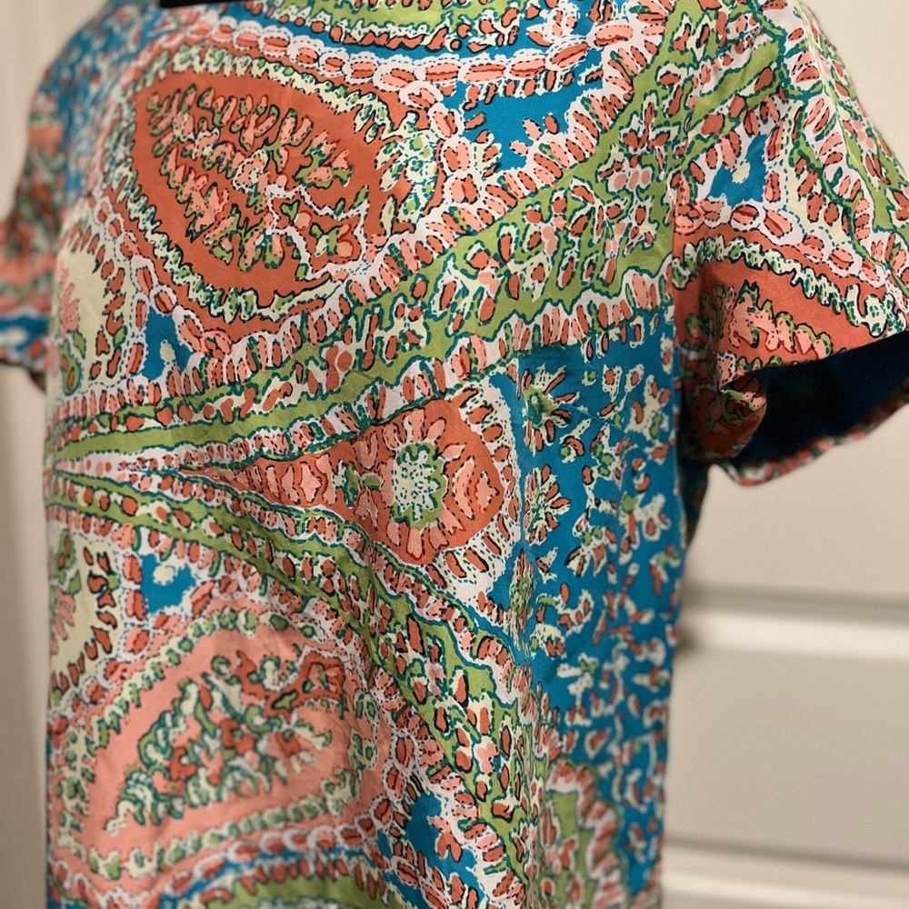 Talbots Multicolor Paisley Midi Dress - Picture 2 of 9